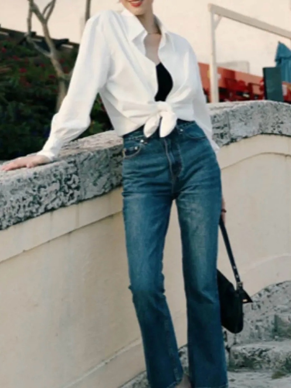 Petite Studio NWT Valeria Blouse Ivory SuggyL Collab Back Pleats Puff Sleeves - Picture 2 of 8